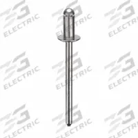 Blind Rivet,1 3/5" L,0.156" dia,PK500: Inch, 1 19/32 in Overall Lg, 19/64 in Body Lg, Dome, 500 PK (MPN U34180.015.0052). Key specifications — Brand: APPROVED VENDOR.
