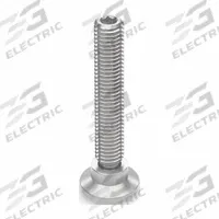 JW WINCO Male-End Leveling Mount: Swiveling Stud, M12 Thread Size, 40 mm, 16 kN Capacity (MPN 638-40-M12-94-NV). Key specifications — Base Shape: Round; Load Capacity: 16 kN; Thrust Pad Material: 303 Stainless Steel; Includes: Plastic Thrust Pad.
