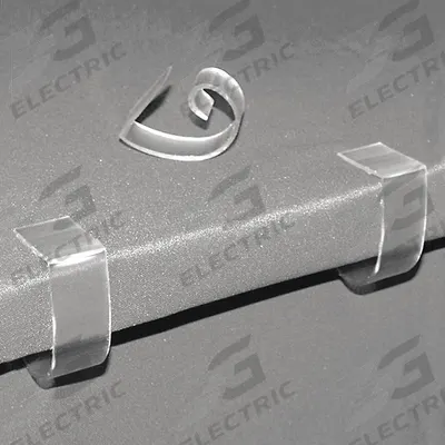 MULTI-CLIP BY FASTENATION Table Cloth Clips: Clear, 1 in Overall Wd - Tablecloth & Table Skirt Clips
