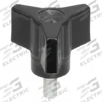 DAVIES Hand Knob: 3 Point, Thermoset, #10-32 Thread, 0.88 in Dia, Black (MPN 3022-J). Key specifications — Brand: DAVIES.