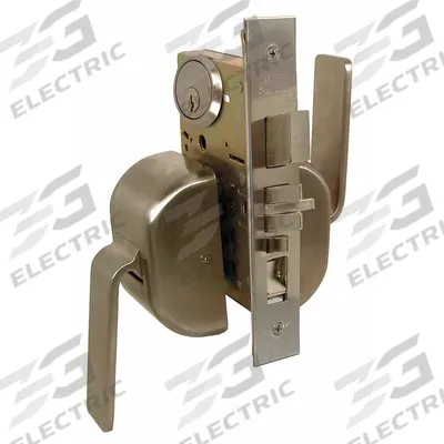 LIFE SAVER Door Lockset: Classroom Security Paddle Locksets, Stainless Steel