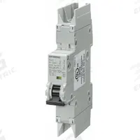 SIEMENS IEC Miniature Circuit Breaker: 0.5 A Amps, 60V DC, 10kA at 277V AC, Screw Clamp, 5SJ4, AC/DC (MPN 5SJ41057HG42). Key specifications — Brand: SIEMENS; DC Voltage Rating: 60V DC; Max. AIR Rating: 10kA at 277V AC; Terminal Connection: Screw Clamp; AC Voltage Rating: 277V AC.