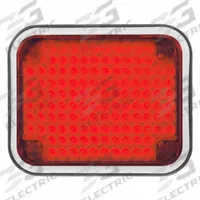 CODE 3 Perimeter Light: Emergency Vehicle Perimeter Light, Red, 9.6 W Watt, Red, SAE J595 Class 1 (MPN 85BZR). Key specifications — Brand: CODE 3; Lens Color: Red; Number of Flash Patterns: 20; Installation Type: Permanent; Operating Voltage: 12/24V DC.