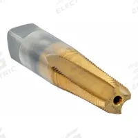 CLEVELAND Pipe and Conduit Thread Tap: 1/8"-27 NPT, 4 Flute, Semi-Bottoming Chamfer (MPN C56701)