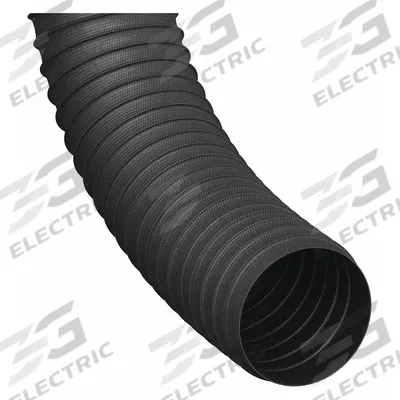HI-TECH DURAVENT Ducting Hose: 1 3/4 in Hose Inside Dia., 25 ft Hose Lg, 10 psi - Thermoplastic Rubber Thin-Wall Duct Hoses for Dust
