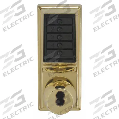 KABA SIMPLEX Mechanical Push Button Lockset: ADA Compliant - Mechanical Keyless Access Locksets