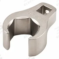 TEKTON Crowfoot Wrench: Steel, Satin Nickel, 3/8 in Drive Size, 22 mm Head Size, 6 Points (MPN WCF16222). Key specifications — attr309661: Steel; attr309662: Satin Nickel; attr324934: TEKTON.