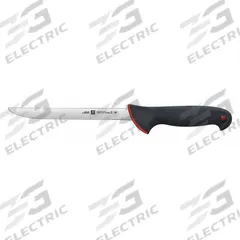 ZWILLING J.A. HENCKELS Knife: Straight, 8 in Overall Lg, Stainless Steel Blade, Polypropylene Handle (MPN 33103-201). Key specifications — Sub-brand: Kolor ID; Brand: ZWILLING J.A. HENCKELS; Blade Material: Stainless Steel; Blade Type: Straight; Handle Color: Black; Handle Material: Polypropylene; Knife Type: Fillet Knife; NSF Certified: Yes.