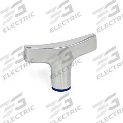 JW WINCO Hand Knob: T, Stainless Steel, M10x1.5 Thread, 0.5469 in Thread Lg - Hygienic T-Handle Knobs with Threaded Hole