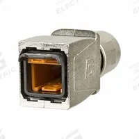 METZ CONNECT Plug Housing: Plug Housing, 1 Ports, Metal, IP65/IP6X/IPX7, -40°F to 158°F, Gray, Plug (MPN 14010850F0ME). Key specifications — Brand: METZ CONNECT; IP Rating: IP65; Product Type: Plug Housing; Color: Gray; Material: Metal; Compatible Inserts: OpDAT Industry 2LC Plug Insert; Housing Type: Plug.