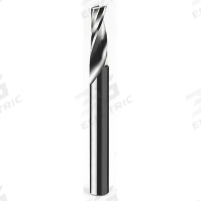 ONSRUD Solid Router Bit: Spiral O-Flute Upcut, 4 mm Cutter Dia - Spiral O-Flute Router Bits for Plastics