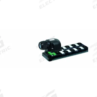 MURRELEKTRONIK Distribution Box: EXACT12, 8 Ports, 5 Pole M12 Female - Passive Sensor Junction Blocks without Homerun Cable