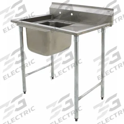 EAGLE GROUP Kitchen Sink: 1 Bowls, 44 in Overall Ht, 38 7/8 in Overall Lg - One-Bowl Freestanding Kitchen & Bar Sinks without Faucets