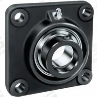 TIMKEN Flange Mount Bearing: Radial Ball, 1 in Bore, Cast Iron, Concentric Collar, 3 3/4 in Lg (MPN RCJC1). Key specifications — Bore Type: Cylindrical; Brand: TIMKEN; Lubricant Material: NLGI 2 Lithium Complex Grease; Mounting Bolt Size: 3/8 in; Split Housing: Not Split; System of Measurement: Inch.
