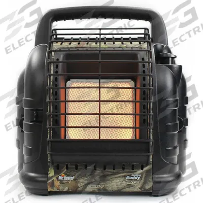MR. HEATER Portable Gas Tabletop Heater: 12,000 BtuH Heating Capacity Output - Portable Gas Table-Top Heaters