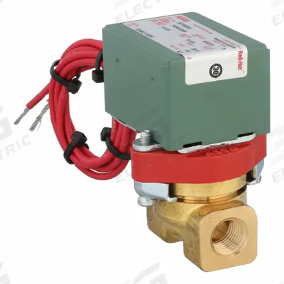 REDHAT Solenoid Valve: 2-Way, Normally Closed, 1/4 in Pipe Size, 110V AC/120V AC - 2-Way/2-Position, Normally Closed Solenoid Valves