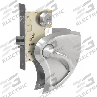 SARGENT Door Lockset: Storeroom Lever Locksets, Stainless Steel, ADA Compliant