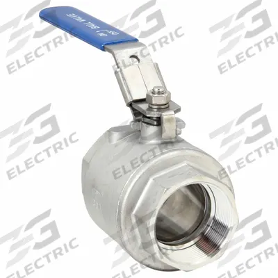 USA INDUSTRIALS Manual Two-Way Ball Valve: 2 in, 304 Stainless Steel, Straight Valve Body - Stainless Steel Ball Valves