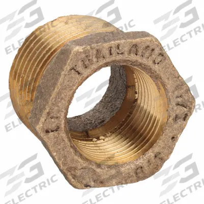 APPROVED VENDOR Metal Pipe Straight: Straight, 1/2 in x 3/8 in, Class 125, None Brass - Threaded Low-Pressure Pipe Fittings for Potable Water