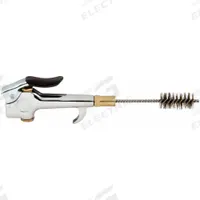 SPEEDAIRE Air Gun: Thumb-Lever Grip, Zinc, 1/4 in Female NPT, 1 Nozzle(s), Straight, Focused (MPN 52CF77). Key specifications — attr1328526: Zinc; attr1328500: Steel Brush; attr1328508: SPEEDAIRE; attr1328515: No; attr1328533: No.