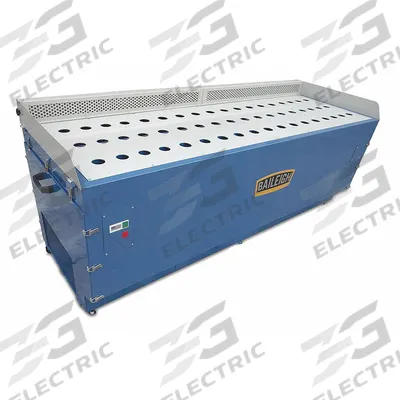 BAILEIGH INDUSTRIAL Downdraft Table: 24 in W x 80 in L, 1,790 cfm - Mobile Metalworking Downdraft Tables