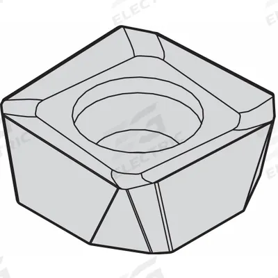 WIDIA Square Milling Insert: SNKT435AZR21, SNKT1205AZR21 (MPN 2022373) - Square (S) Indexable Milling Inserts