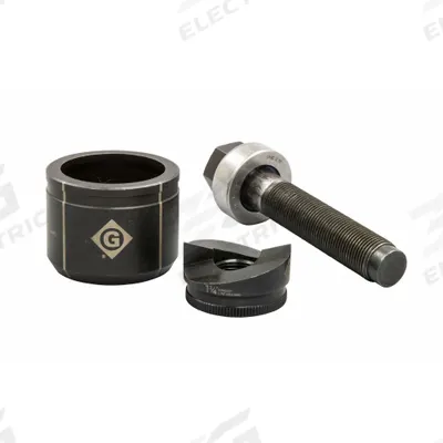 GREENLEE Knockout Punch Set: 10 ga Sheet Metal Capacity (Steel), 1 45/64 in Nominal Size - Greenlee Knockout Punches & Dies