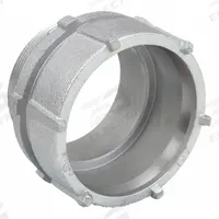 Rigid Compression Connector: Iron/Steel, 2 1/2 in Trade Size, 3 7/8 in Overall Lg (MPN 1810). Key specifications — Trade Size: 2-1/2 in; Overall Length: 3-7/8 in; Finish: Zinc Plated; For Use With: RMC; Thread Size: 2-1/2"-8; Thread Type: NPS; Thread Gender: Male; Insulated: No.