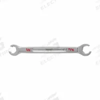 MILWAUKEE Flare Nut Wrench: Chrome Vanadium Steel, Chrome, 5/8 in_11/16 in Head Size (MPN 45-96-8303). Key specifications — attr309723: No; attr309730: Chrome; attr309729: Chrome Vanadium Steel; attr324937: MILWAUKEE.