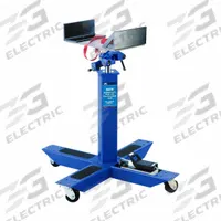 OTC Transmission Jack: High-Lift Transmission Jack, Hydraulic, 1 ton Load Capacity, Steel, Pneumatic (MPN 5078). Key specifications — Jack Type: High-Lift Transmission Jack; Frame Material: Steel; Lifting Actuator: Pneumatic; Power Source: Hydraulic; Securing Mechanism: Adjustable Nylon Strap; Brand: OTC.