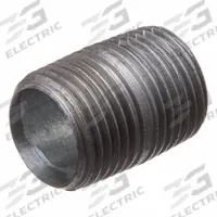 Pipe Nipple: 1 1/2 in Nominal Pipe Size, 1 3/4 in Lg, Schedule 40, Galvanized Steel, Fully Threaded (MPN 793F71). Key specifications — Manufacture Location: Globally Sourced; Brand: APPROVED VENDOR; Maximum Operating Pressure: 125 psi @ 72°F; Connection Type: Male BSPT x Male NPT; Pipe Material: Galvanized Steel.