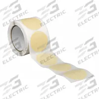 3M Painter's Tape: 2380, Tan, Disc, 5 in Pre-Cut Dia, 7.5 mil Thick, Rubber, Crepe Paper. Key specifications — Series: 2380; Brand: 3M; Backing Material: Crepe Paper; For Location: Indoor; For Surface Type: Metal; Manufacturer Part Number: 2380.