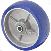APPROVED VENDOR Caster Wheel: 6 in Wheel Dia., 2 1/2 in Wheel Wd, Polyurethane, 1,400 lb Load Rating (MPN 2RZE3). Key specifications — Brand: APPROVED VENDOR; Wheel/Tread Color: Blue.