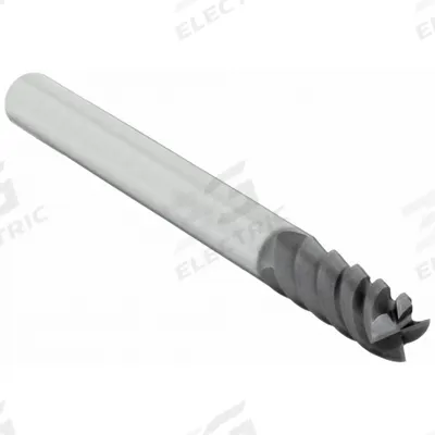 WIDIA HANITA Square End Mill: Carbide, AlTiN Coated, 4 Flute, 5/16" Mill Dia, 1-1/8" LOC - Carbide Square End Mills for Hardened Materials