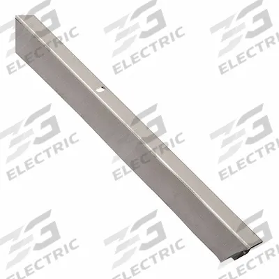 PEMKO Door Weatherstripping: Single Fin Insert, Aluminum, 96 in Lg, 1 1/4 in Wd - Door Sweeps