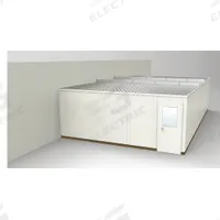 PORTA-FAB Modular In-Plant Office: 32 ft x 20 ft x 8 ft, 3 Walls, Steel-Covered Drywall, Beige (MPN GS2032-3). Key specifications — Exterior Color: Beige; Brand: PORTA-FAB; Sound Transmission Coefficient: STC 31; Frame Material: Steel.