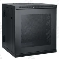 TRIPP LITE Rack Enclosure: 12 Rack Units, 25 in x 23 5/8 in x 21 5/8 in, Wall Mount, Steel (MPN SRW12US). Key specifications — Brand: TRIPP LITE; Includes: (2) Keys; Material: Steel; Features_Broad: Hinged Back.