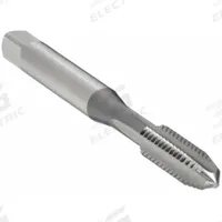 OSG Straight Flute Tap: #8-32 UNC, 2B+, 4 Flute, Plug Chamfer, High Speed Steel (MPN 1594300)
