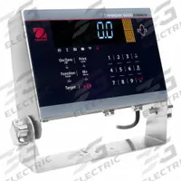 OHAUS Scale Indicator: K1, 9 5/16 in Overall Ht, 11 3/8 in Overall Lg, 3 1/8 in Overall Wd, NTEP (MPN DT61XWE). Key specifications — attr1360126: OHAUS; attr1360104: g; attr1360123: Yes; attr1360124: Battery/Electric; attr1360105: NTEP; attr1360119: K1.