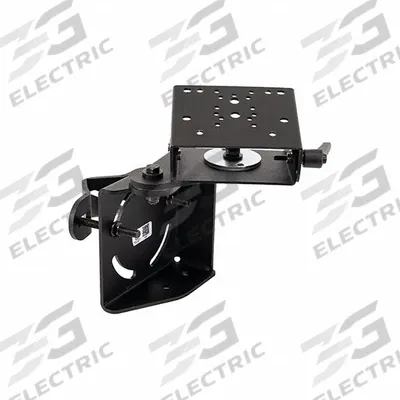 GAMBER-JOHNSON Device Mount: Device Mount, Forklifts, Tablets, Black - Pillar Computer Mounts