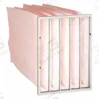 GRAINGER Pocket Air Filter: 24 in x 20 in x 30 in, MERV 13, Pink, Synthetic, 5 Pockets (MPN 5M399). Key specifications — Display Sell UOM: EA; Brand: GRAINGER; Media Material: Synthetic; Performance Rating: MERV 13.