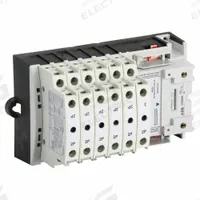 GE Lighting Magnetic Contactor: 12 Poles, 120V AC, 30 A, 2-Wire, Electrically Held (MPN CR463LD0AJA). Key specifications — attr948947: GE.