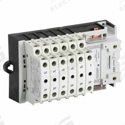 GE Lighting Magnetic Contactor: 12 Poles, 120V AC, 30 A, 2-Wire - Electrically Held Lighting Contactors