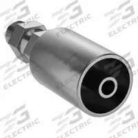 KURT Hydraulic Crimp Fitting: Carbon Steel, Straight, -6 For Hose Dash Size, Male x Male (MPN MPX-06-04). Key specifications — Fitting Gender: Male x Male; Fitting Connection Type: NPT x Hose End; Thread Size: 1/4"-18; For Hose Dash Size: -6; Brand: KURT.