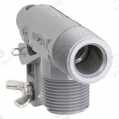 KERICK Float Valve: For Water Media, Angle Valve Body, Float Valve Body, Horizontal Piping, PVC, NPT (MPN PS75SS). Key specifications — Mounting: Horizontal Piping; Standards: Standard 169; Arm Adjustability: Adjustable; Connection Gender - Side 1: Male; Connection Gender - Side 2: Male; Brand: KERICK; Connection Type - Side 1: NPT; Connection Type - Side 2: NPT.