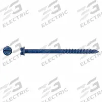 TAPCON Screw Anchor: 3 1/4 in Overall Lg, 1/4 in Dia, Steel, External Hex, Hex, Steel, 1,000 PK (MPN 3160400). Key specifications — Material Grade/Class: Not Graded; Removable: Removable; System of Measurement: Inch; Tip Type: Drilling; Brand: TAPCON; Screw Anchor Type: Screw Anchor.
