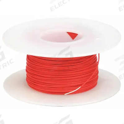 OK INDUSTRIES Spooled Wrapping Wire: 100 ft Overall Lg, 24 AWG Conductor Size - Spooled Wrapping Wires