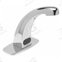 ZURN Bathroom Sensor Faucet: AquaSense®, Brass, Chrome Finish, Single-Post, Battery, Aerated, NPSM (MPN Z6913-XL-CP4). Key specifications — Brand: ZURN; Includes: Cover Plate, 4 in; Series: AquaSense®.