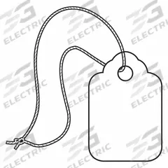PARTNERS BRAND Retail Tag: Colored, Cardstock, 1 1/8 in Tag Ht, 3/4 in Tag Wd, White, 1,000 PK (MPN G26004). Key specifications — Tag Color: White; Tag Style: Pre-Strung; Tag Material: Cardstock; Brand: PARTNERS BRAND; Shipping Tag Type: Colored.