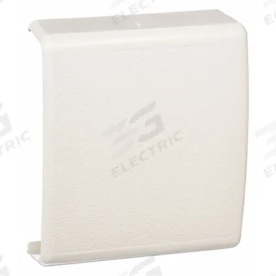 LEGRAND Cover Clip: 2300, 2 1/4 in Wd, 11/16 in Ht, Plastic - Couplings for Nonmetallic Single-Channel Raceways